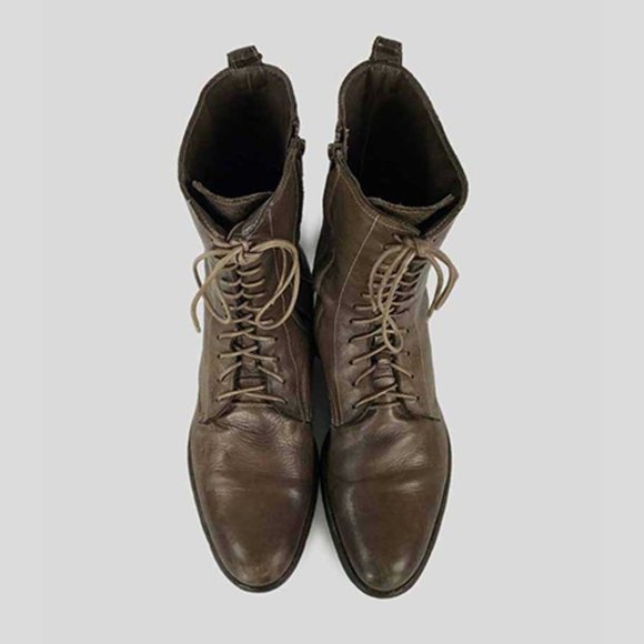 Alexander McQueen Brown Leather Boots main image 6